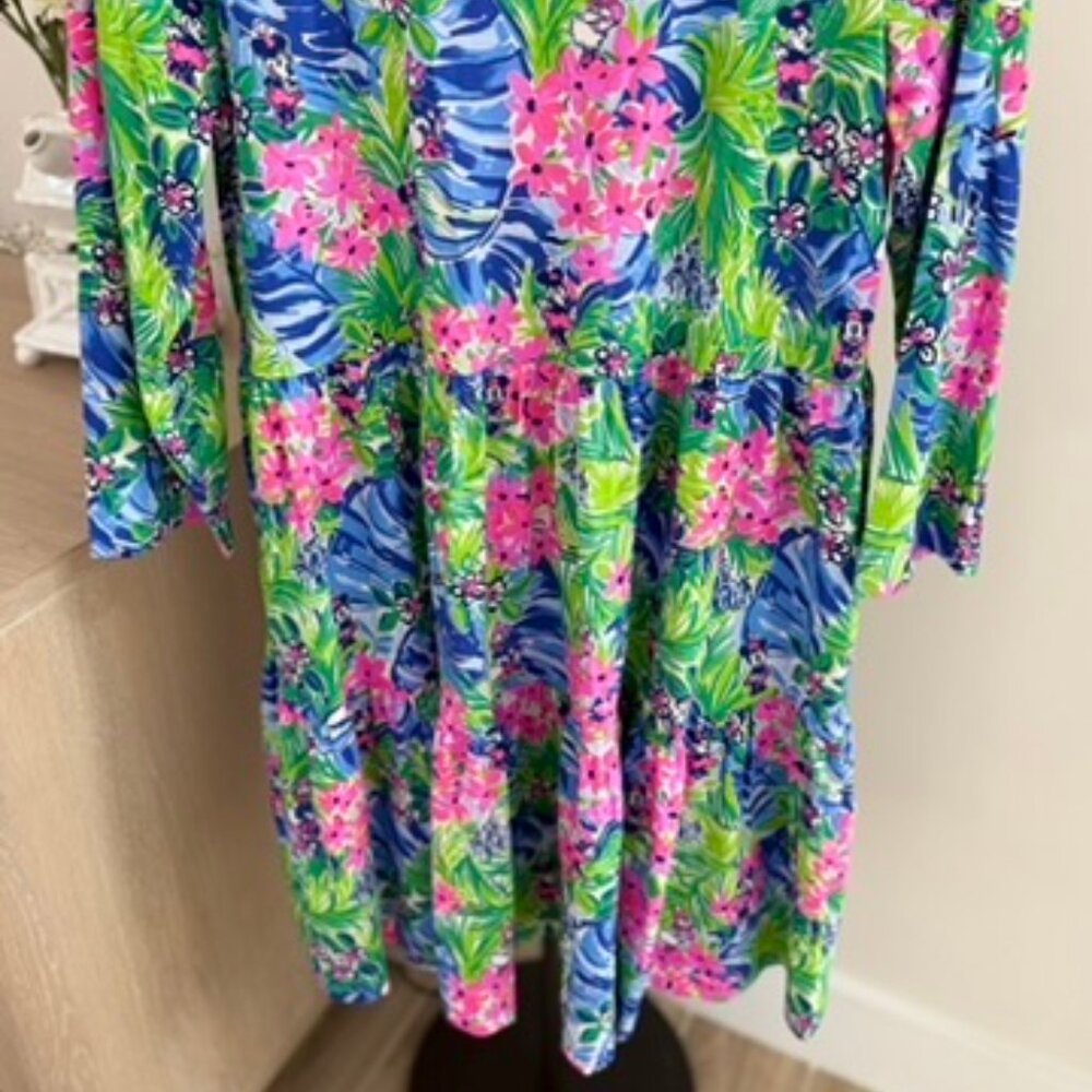 Lilly Pulitzer Geanna 3/4 Sleeve Dress - Picture 9 of 12